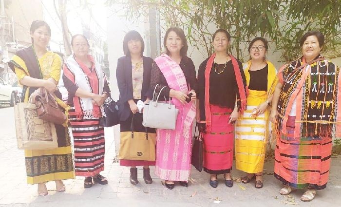 Members of the Naga Women peace delegation.